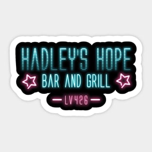 Hadleys Hope Bar And Grill Sticker